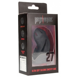 MANCAGE Cage de chasteté ManCage Modèle 27 - 9.6 x 3.5cm Noire